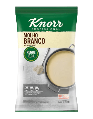 Molho Em Pó Branco Bechamel Knorr 1,1kg - 6 Unidades